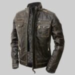 Protective moto jacket with armor.