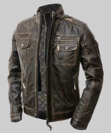 Protective moto jacket with armor.