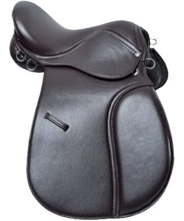 Premium Brown Dressage Saddle for Training and Competition