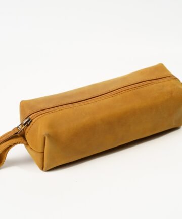 Brief Style Pencil Case made from premium leather