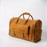 Premium Leather Duffel Bag for Travel and Gym