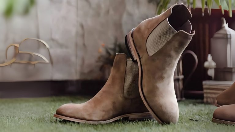 High-quality leather Chelsea boots in a classic design.