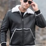 Men’s White Fur Long Coat from Bwok Store – Stylish Winter Outerwear