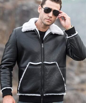 Men’s White Fur Long Coat from Bwok Store – Stylish Winter Outerwear