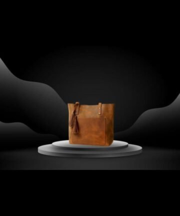 Leather Tote Bag Stylish Durable Bwok Store