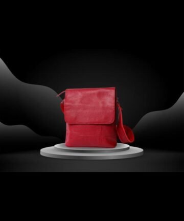 Compact small cross body bag in black