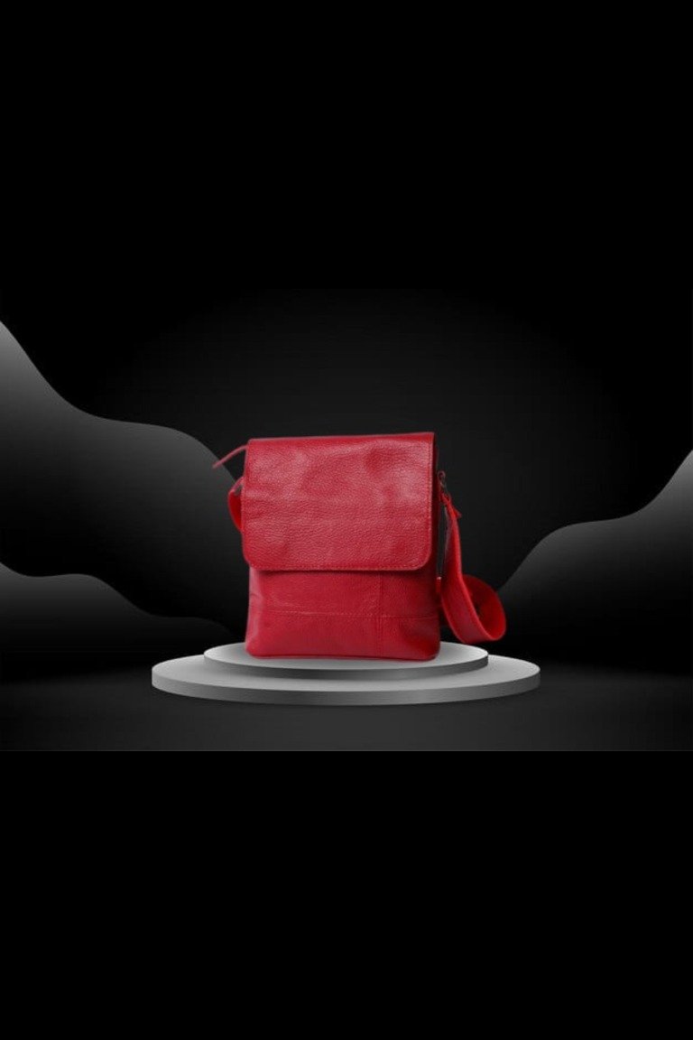 Compact small cross body bag in black