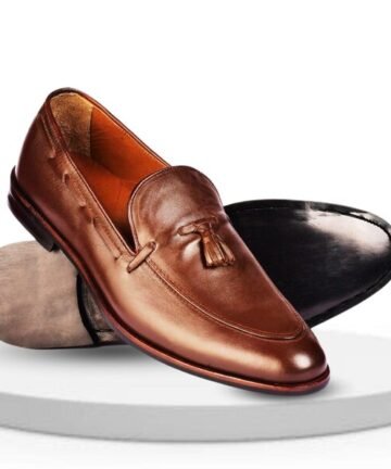 Classic Brown Tassel Loafers