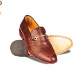 Leather Shoes with Buckles – Premium Cow Leather by Bwok Store