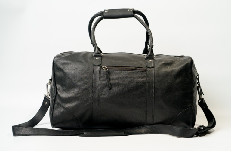Leather Travel Bag made from genuine leather with multiple compartments
