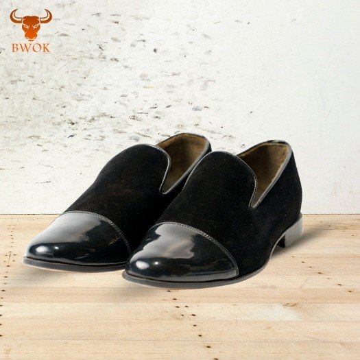 Soft suede loafers shoes.