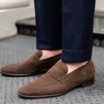 Suede Penny Loafers Shoes for Men - Bwok Store