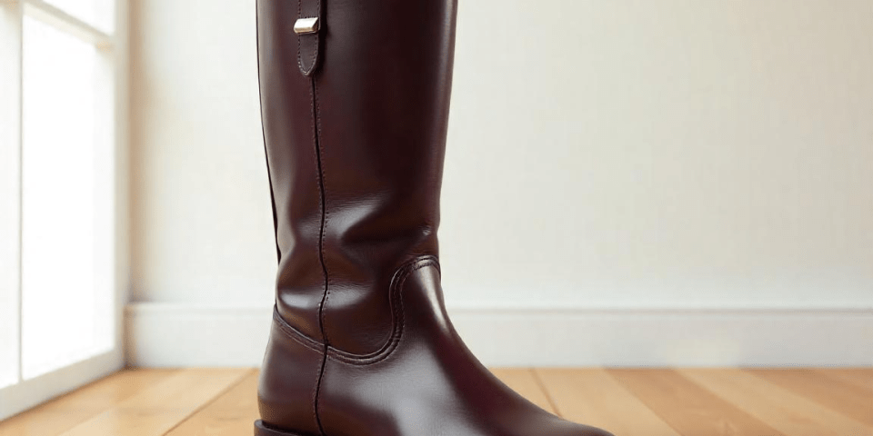 handmade leather riding boots