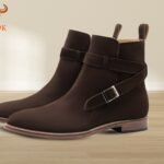 Brown Suede Jodhpur Boots for Men – Premium Leather