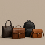Modern leather backpack for confident style