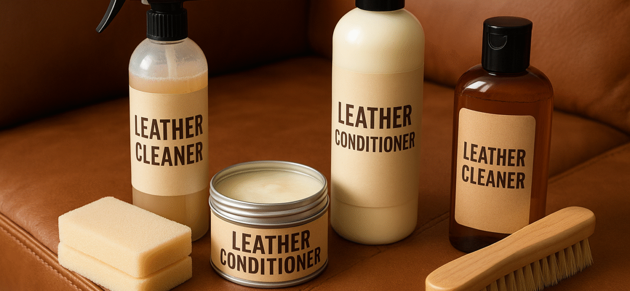 Top leather cleaning and conditioning products for home use