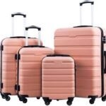 Variety of travel bags including backpacks, duffels, and suitcases arranged for different travel needs and occasions