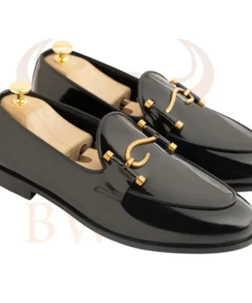 Black Patent Leather Loafers